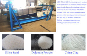 mineral powder material screening