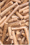 wooden pellets